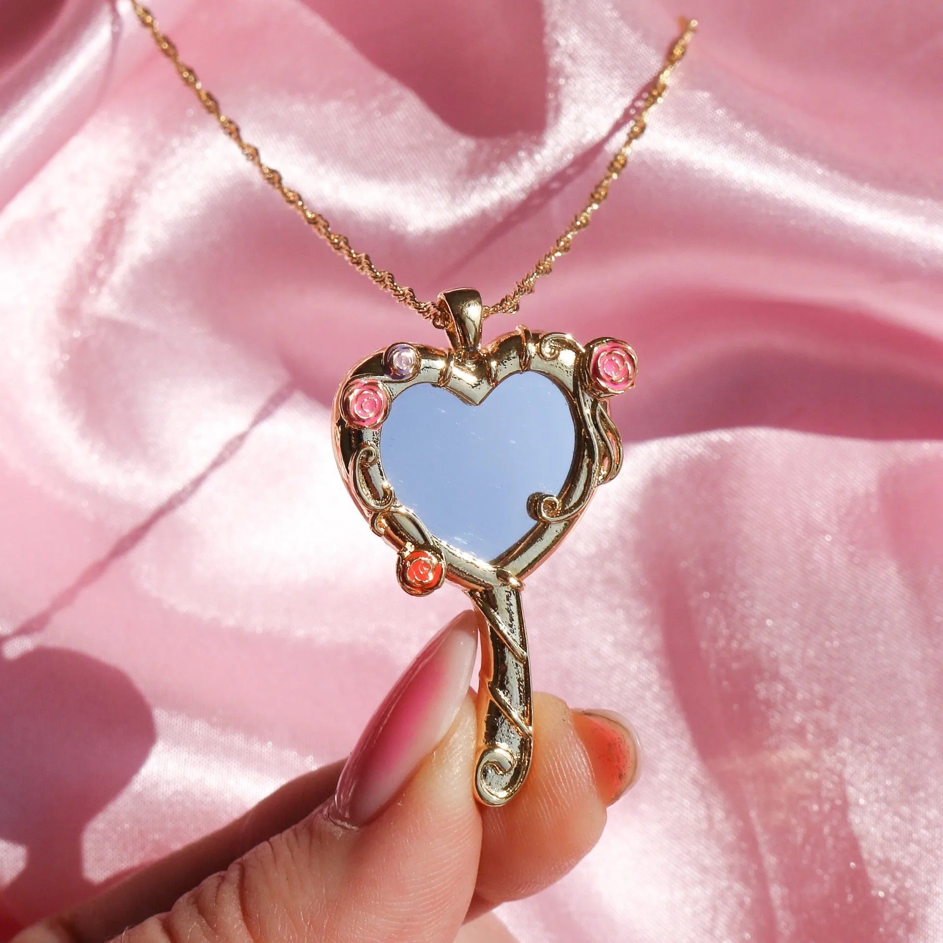 Barbie Mirror Aesthetic Necklace