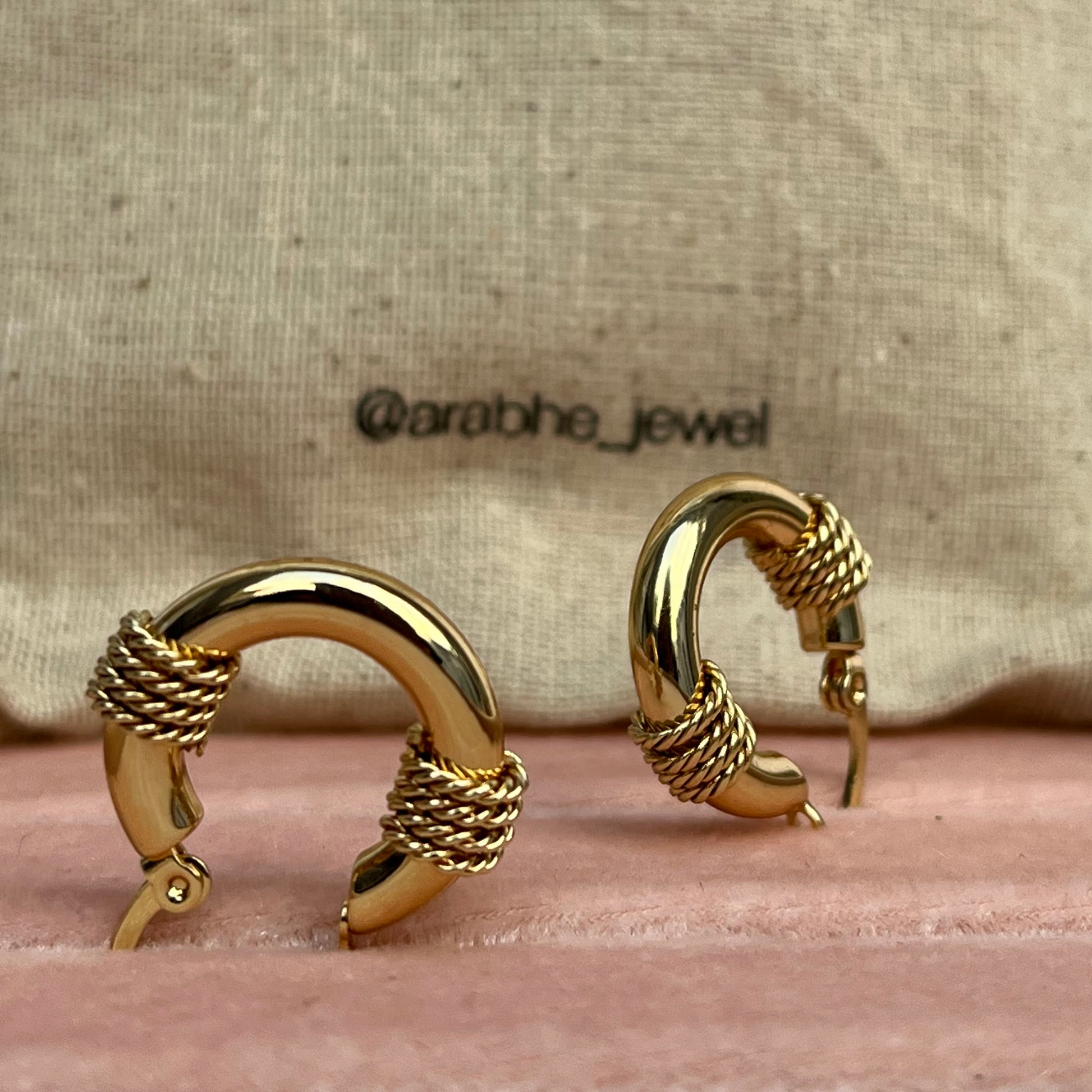 Siana Gold Hoops