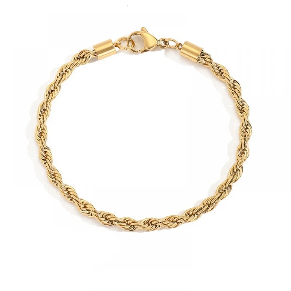 Thick & Thin Rope Chunky Bracelet