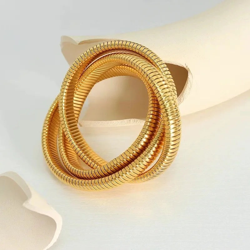 Bonzoe Triple Layer Classy Bracelets