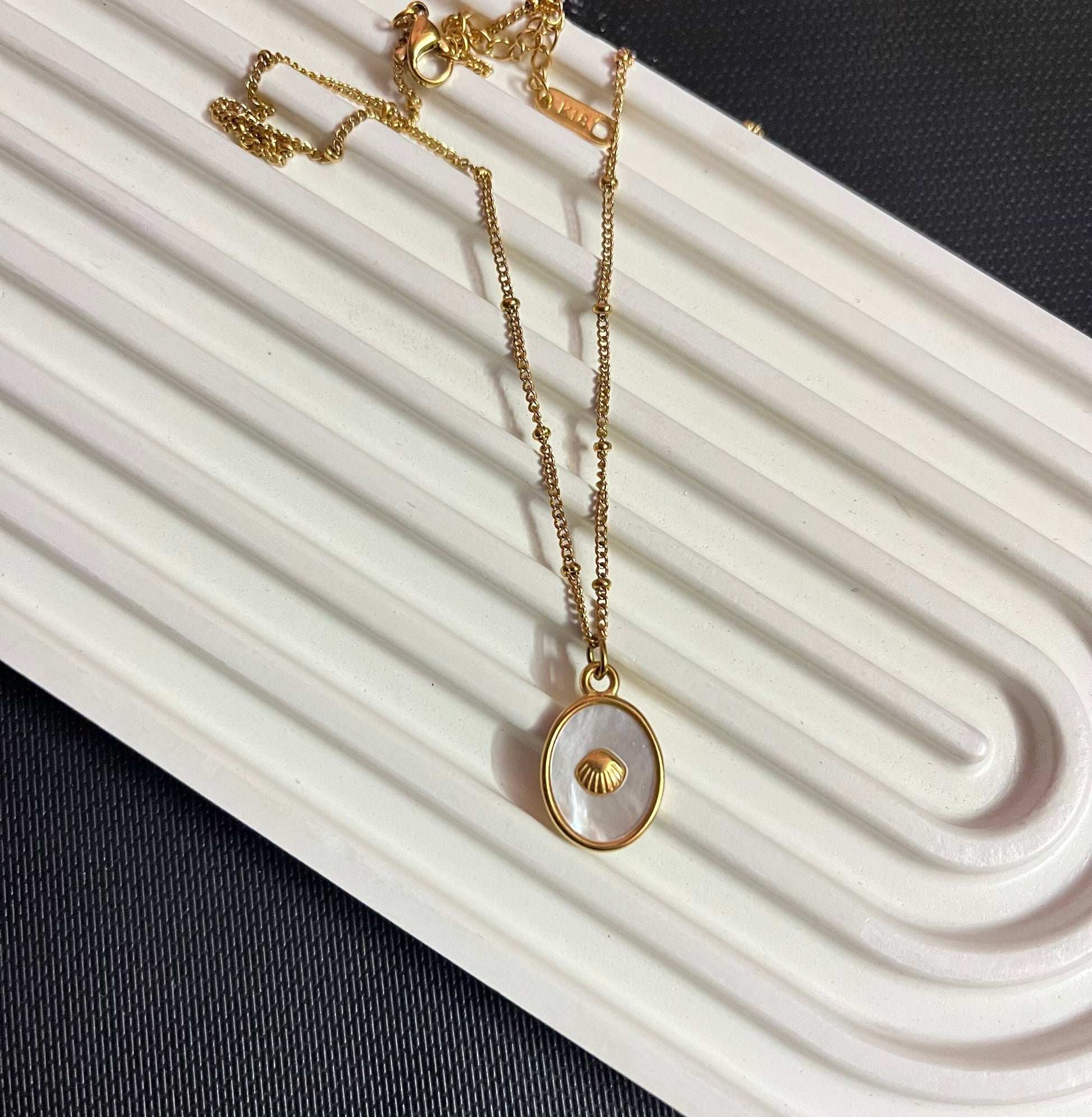 Mermaid Gold Shell Necklace