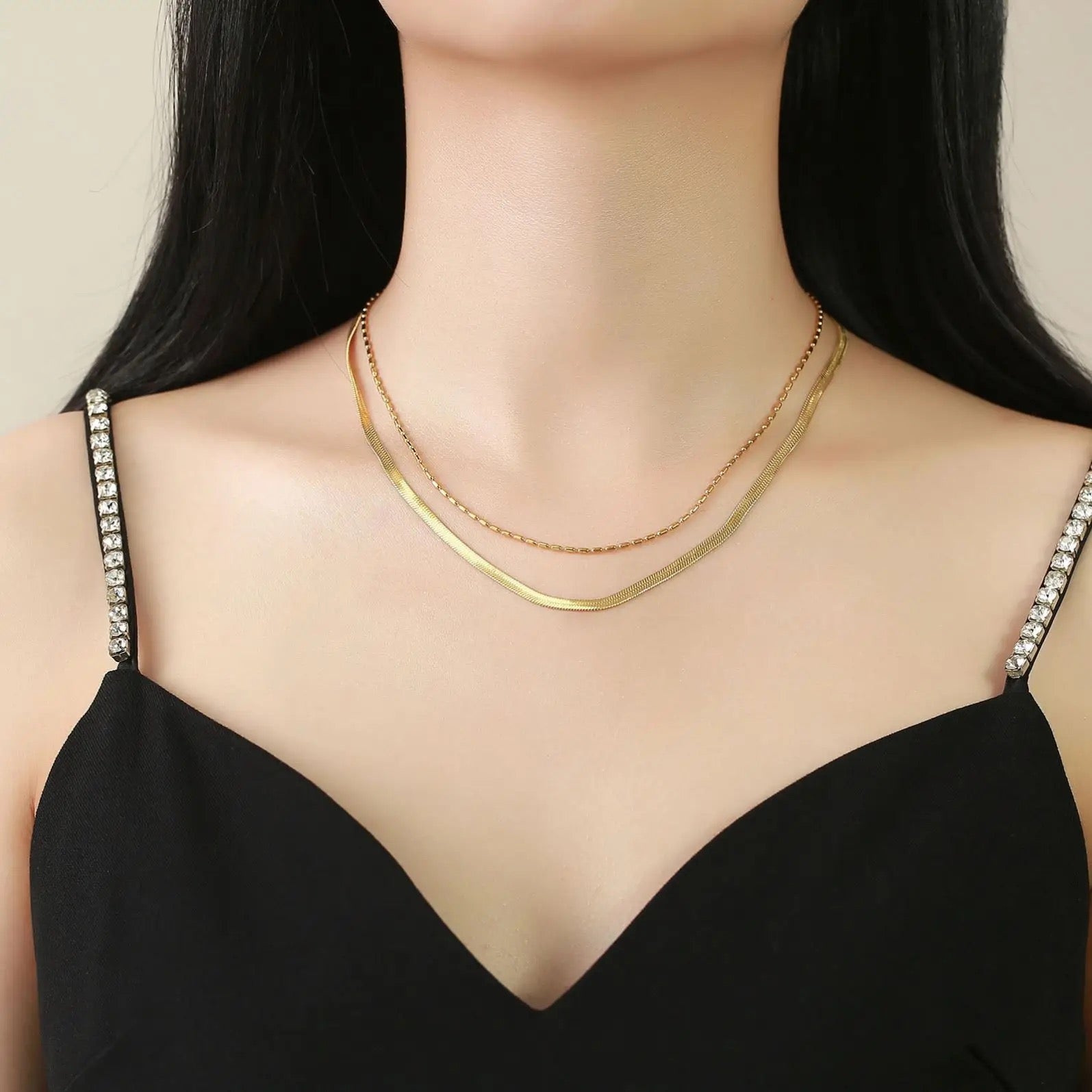 Lelia Double Sleek Necklace
