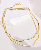 Lelia Double Sleek Necklace