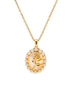 Lumi Flower Pearl Necklace