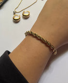 Thick & Thin Rope Chunky Bracelet