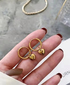 Mini Scarllet Heart Huggies