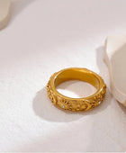 Zeus Moon Star Gold Ring