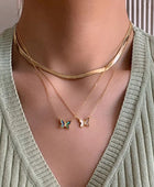 Lilybeth Mini Cute Butterfly Necklaces