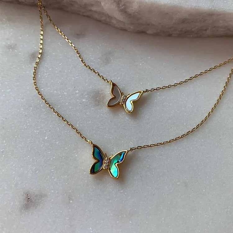 Lilybeth Mini Cute Butterfly Necklaces