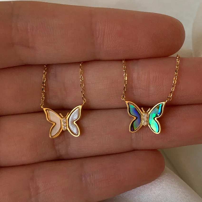 Lilybeth Mini Cute Butterfly Necklaces