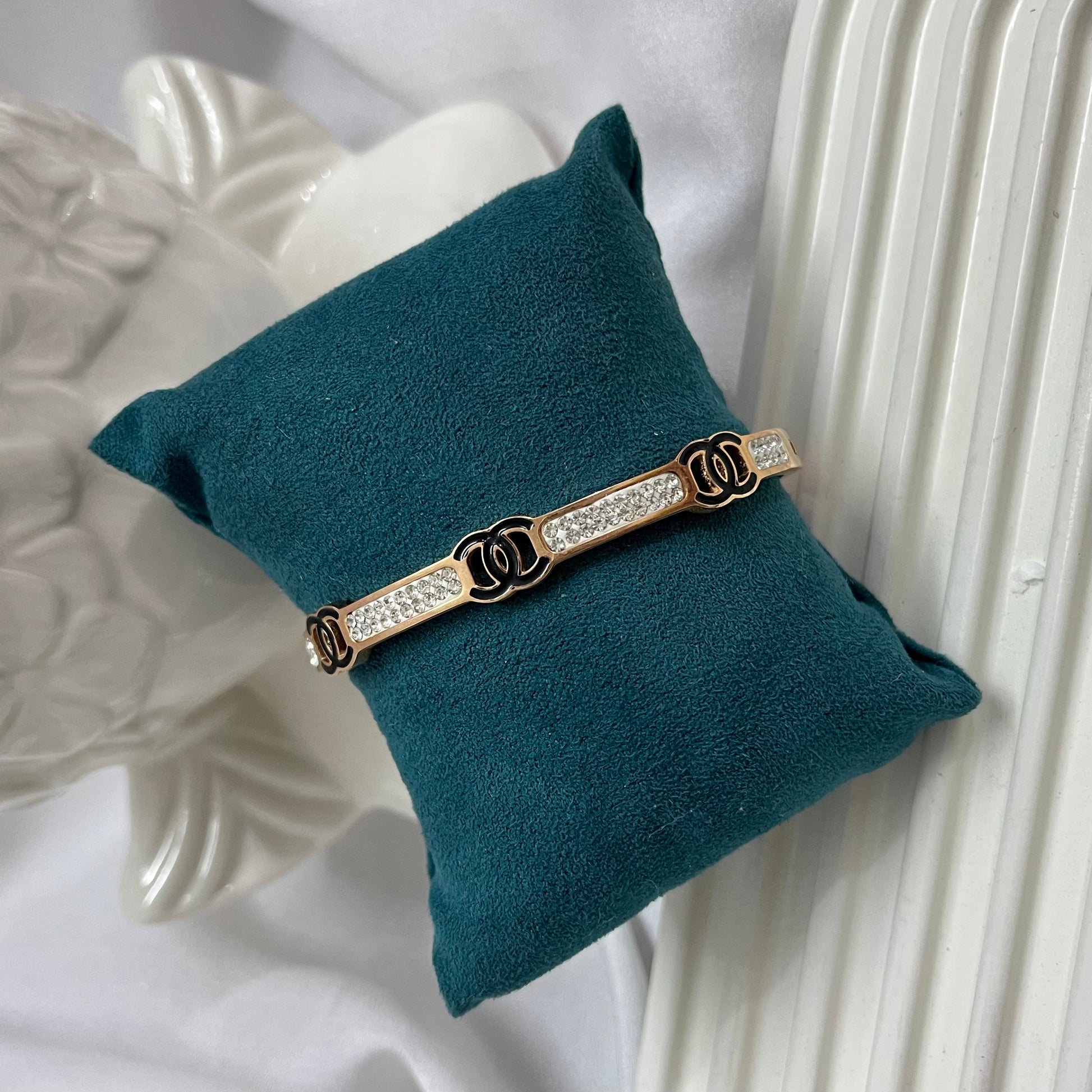 Cc Diamond Rosegold Cuff