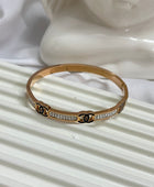 Cc Diamond Rosegold Cuff