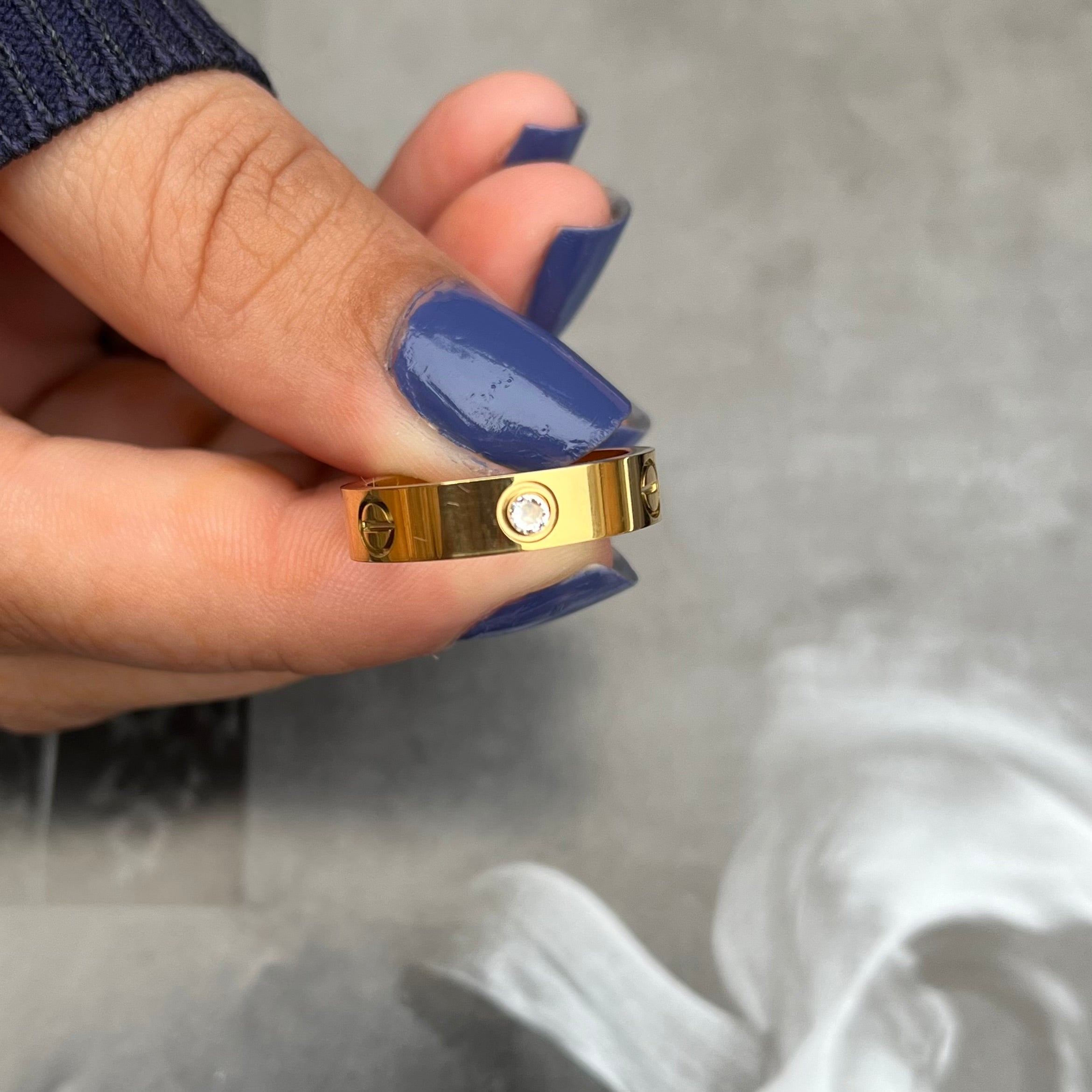 Love Stone Band Ring