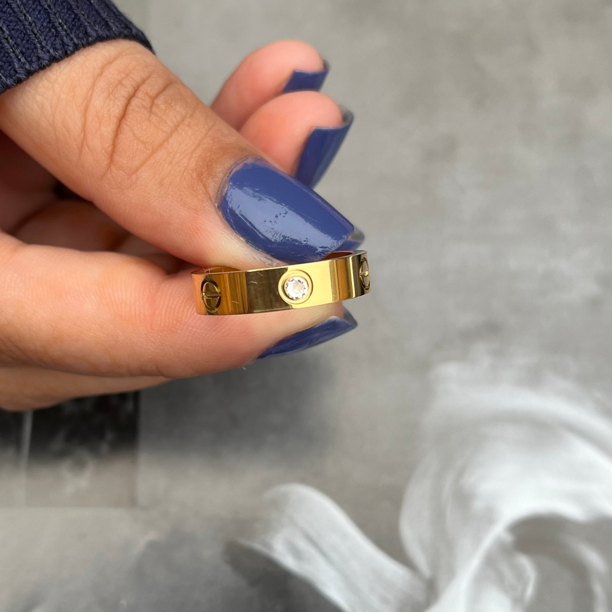 Love Stone Band Ring
