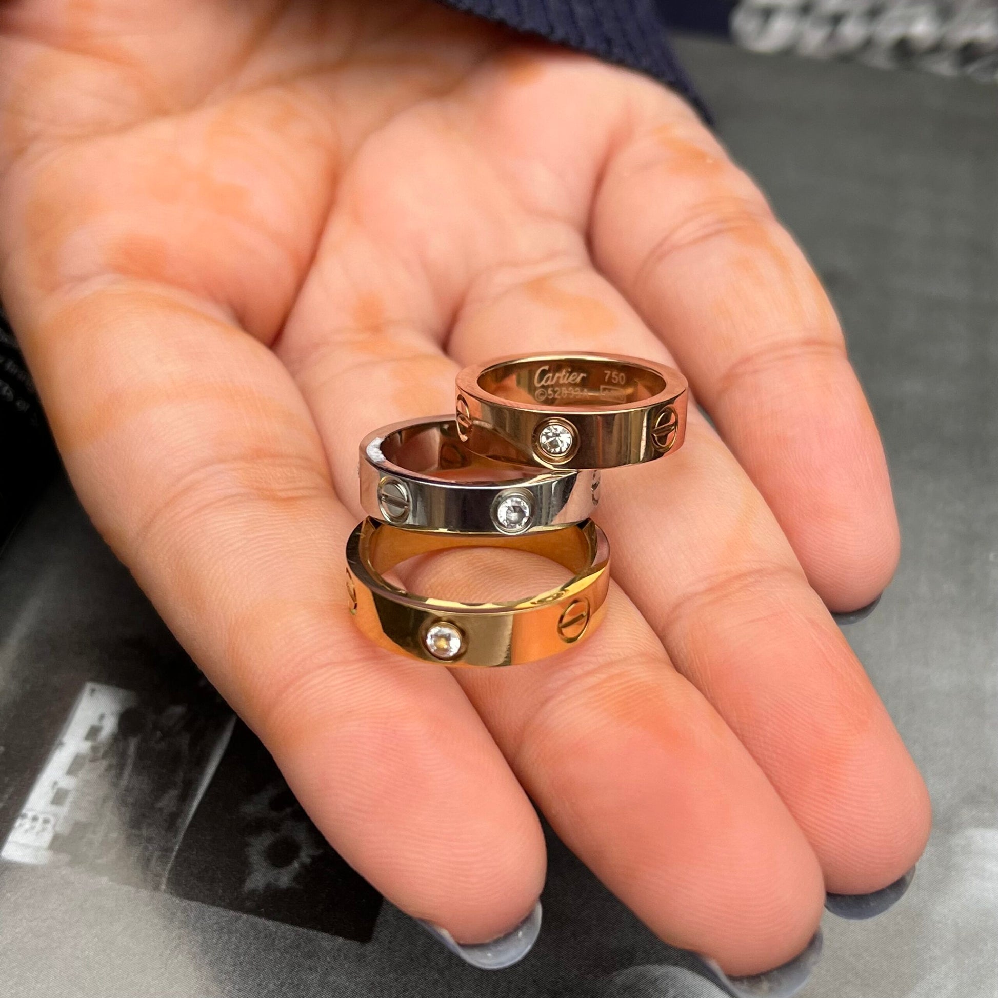 Love Stone Band Ring