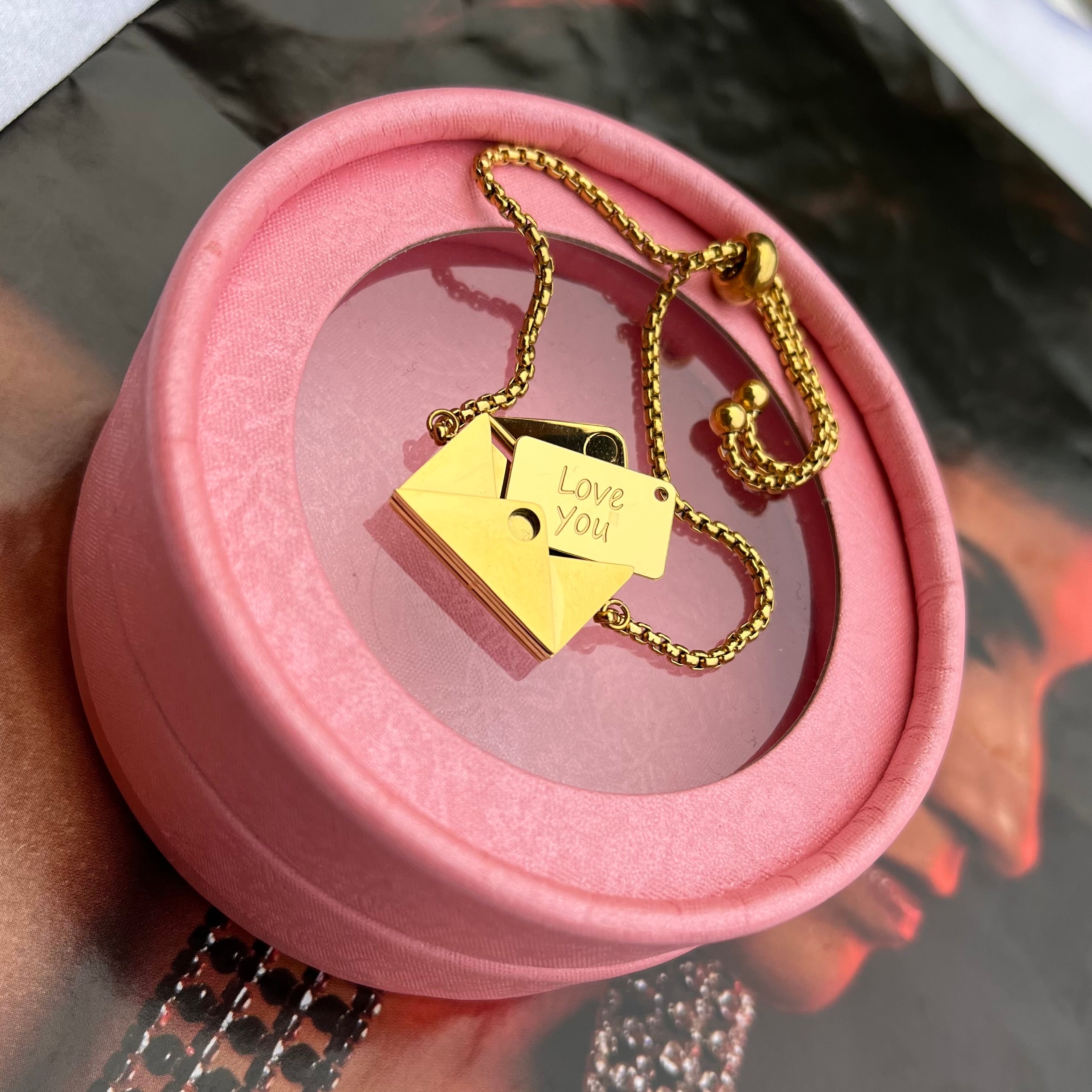Secret Love Letter Push and Pull Bracelet
