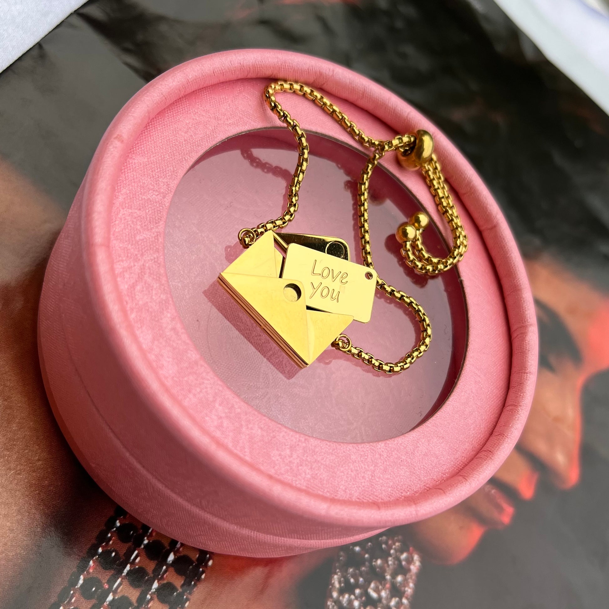 Secret Love Letter Push and Pull Bracelet