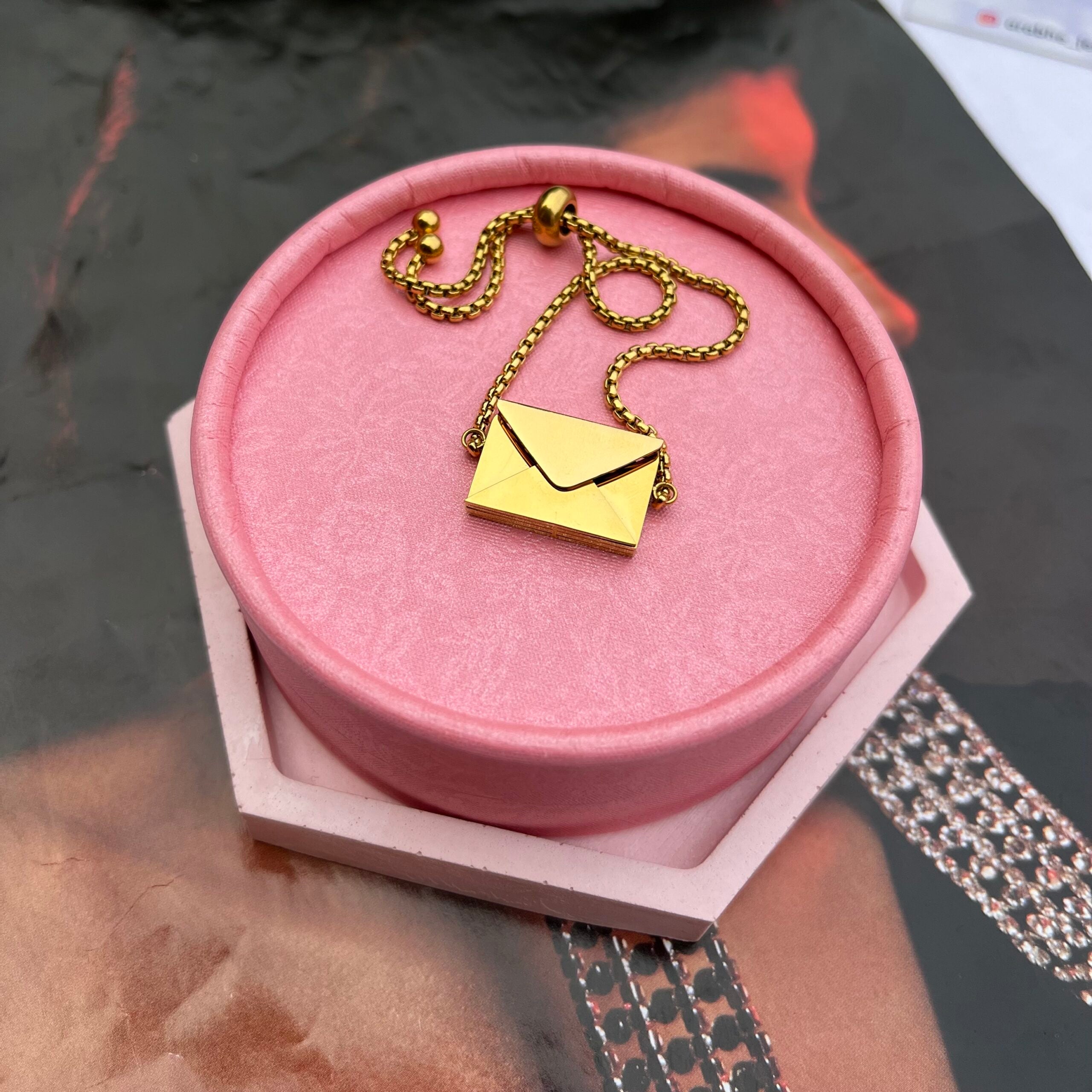 Secret Love Letter Push and Pull Bracelet