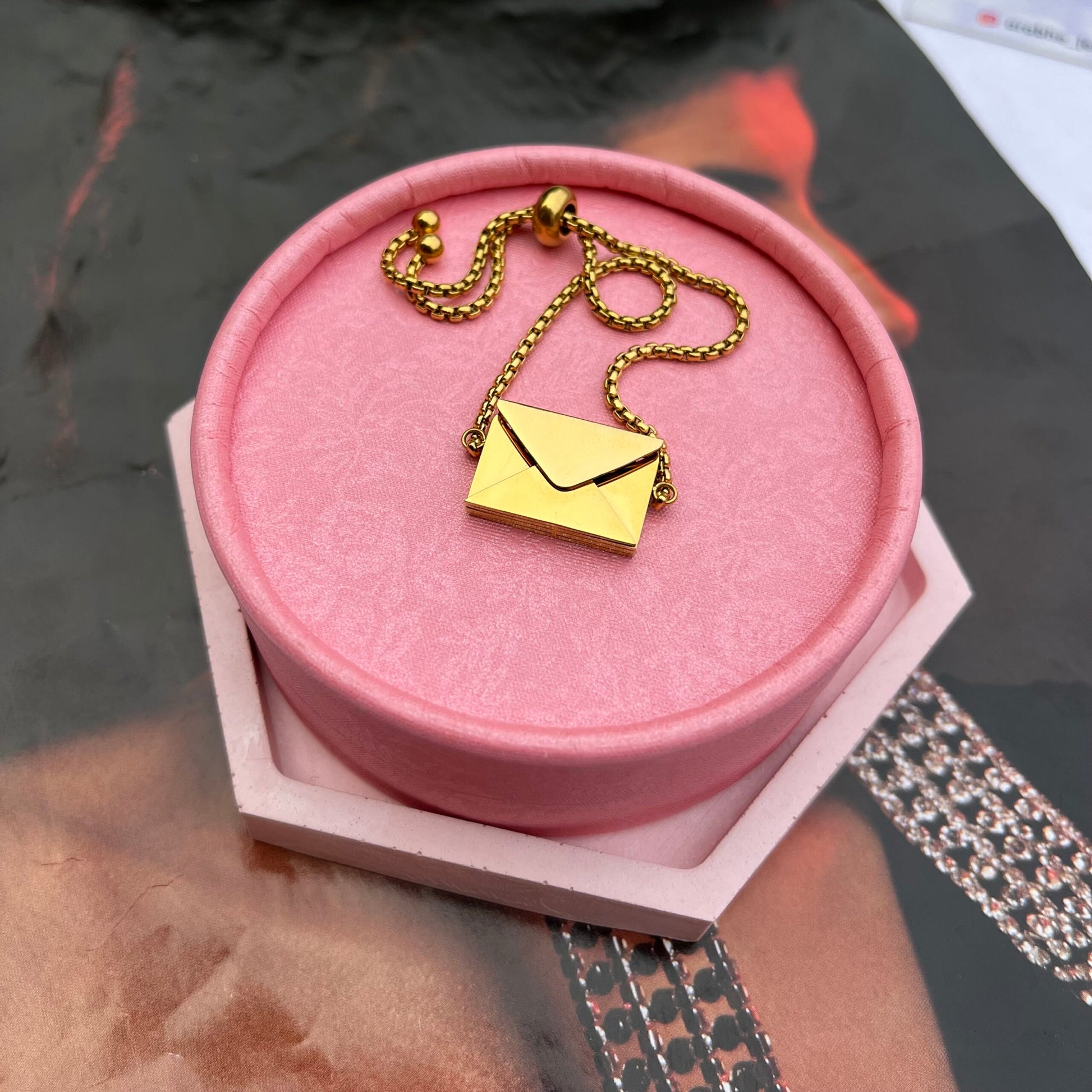 Secret Love Letter Push and Pull Bracelet