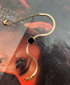 Mello Square Snake Rosegold Bracelet