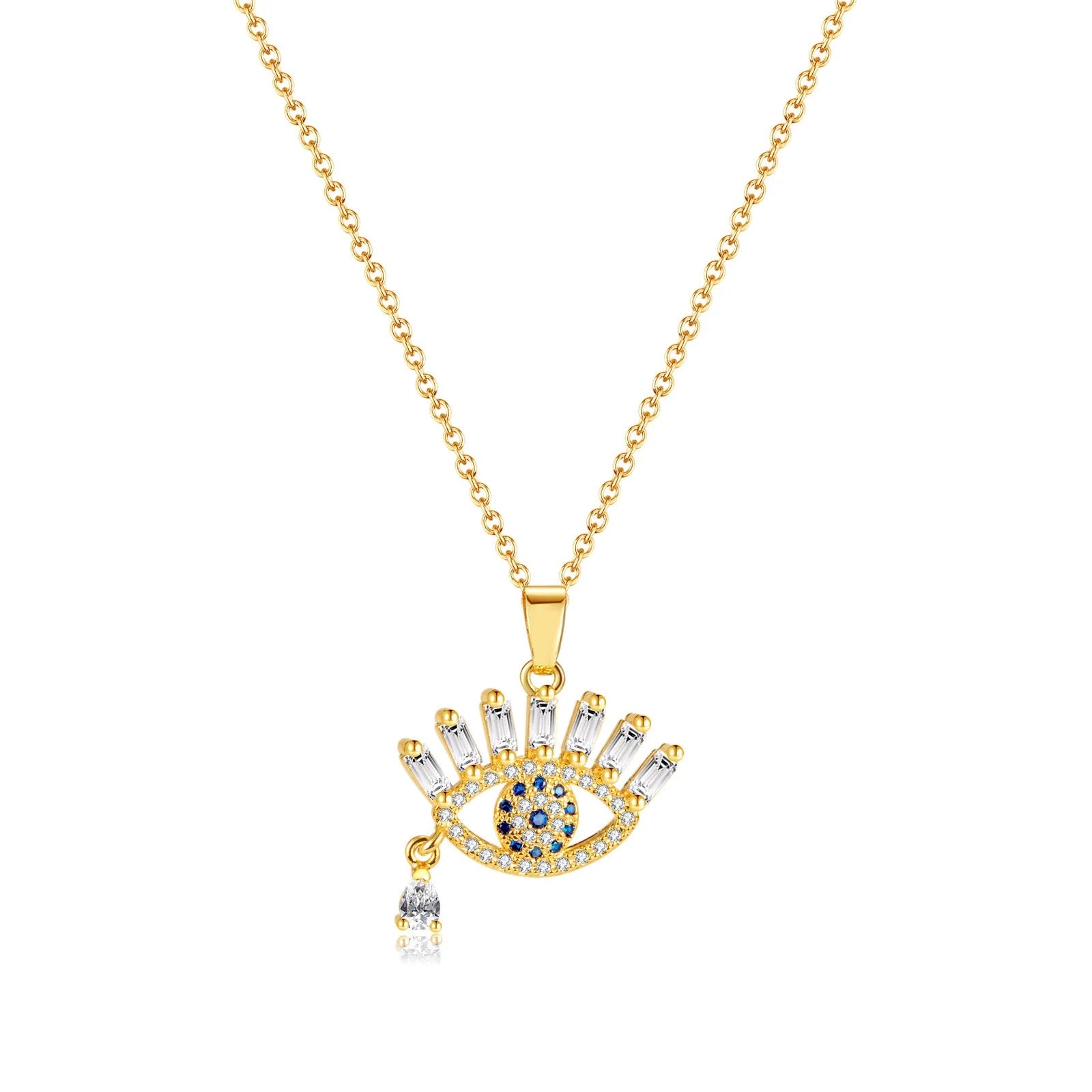 Ayil Evil Eye Diamond Necklace