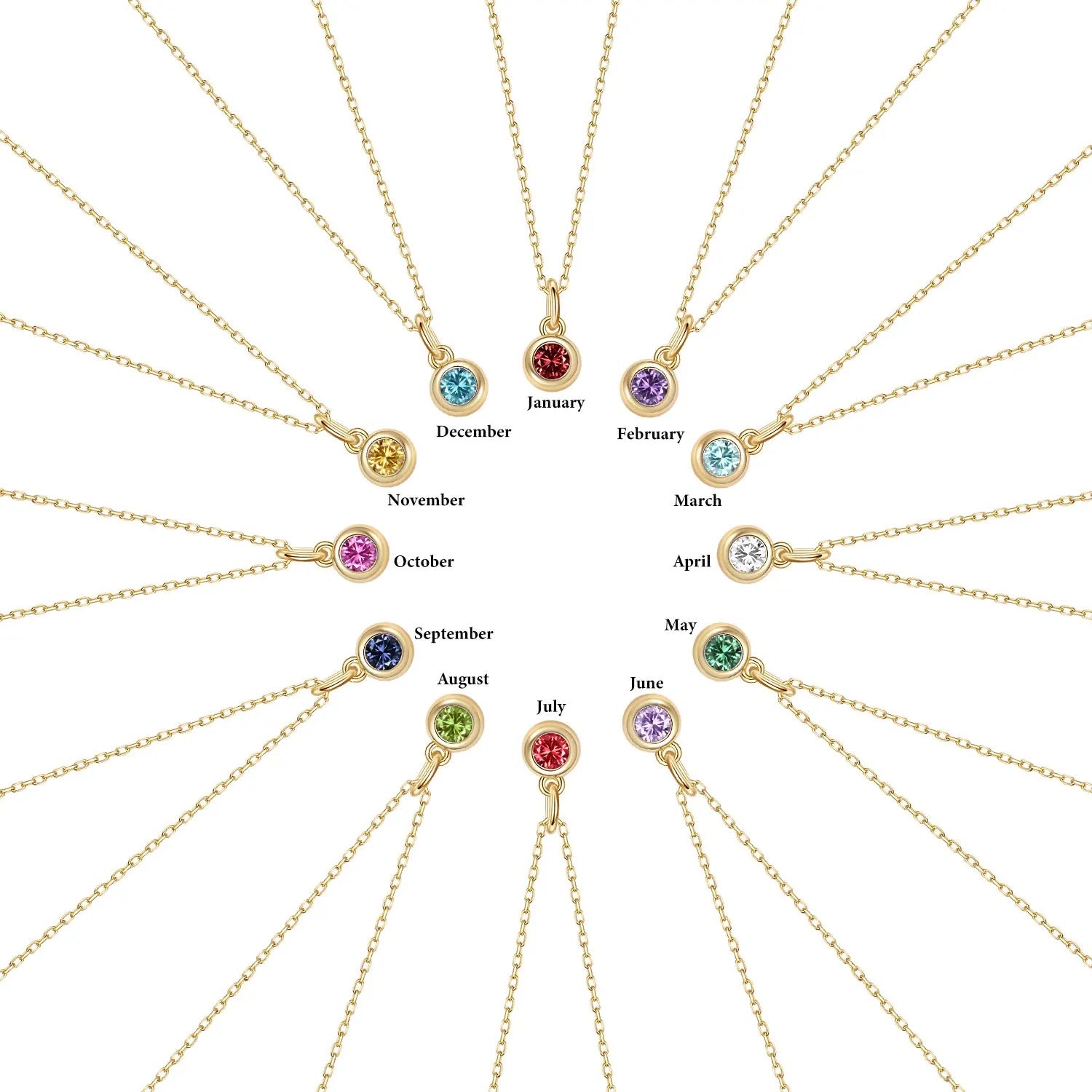 Ambi Colorful Stone Necklace