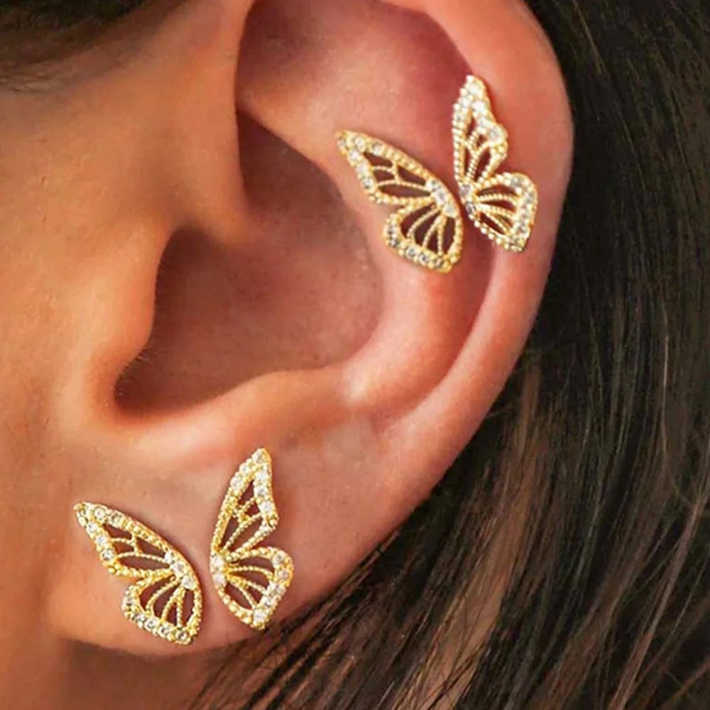 Butterfly Wing Studs