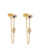 Omen Eye Long Earrings