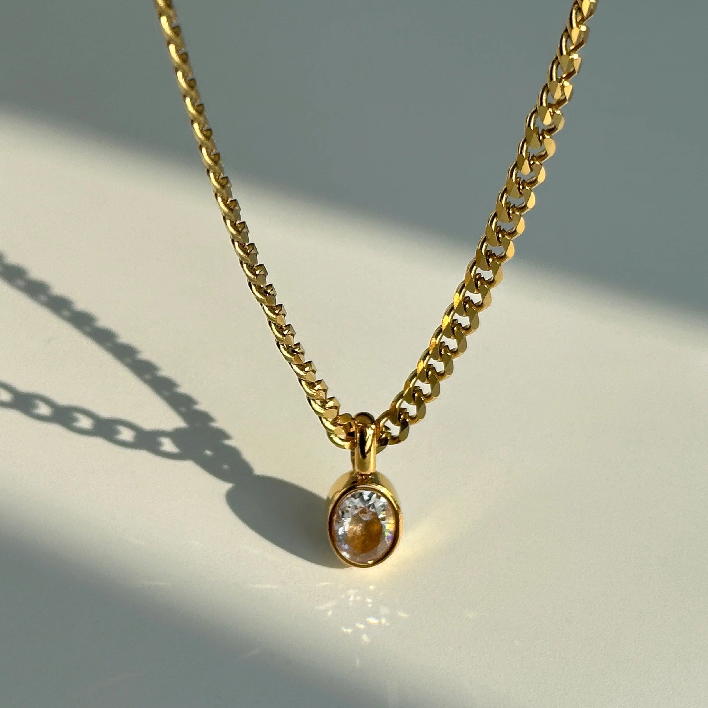 Persi Diamond Gold Necklace