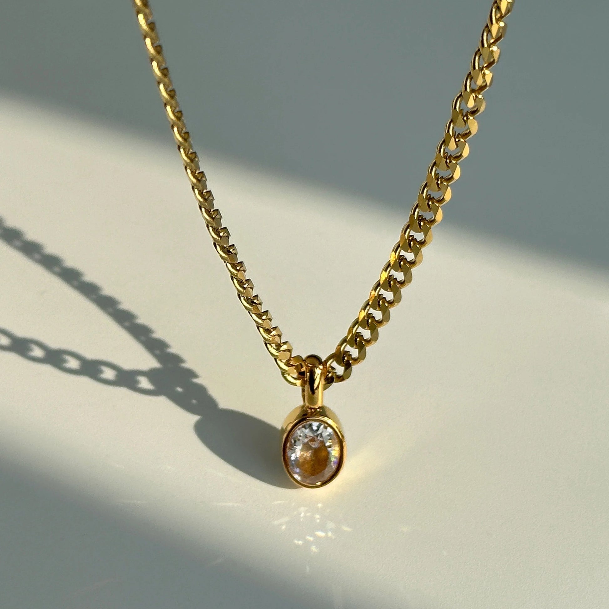 Persi Diamond Gold Necklace