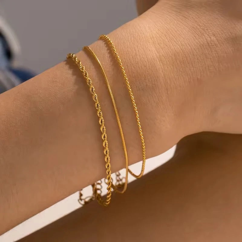 Rylia Set of 3 Bracelet Stack