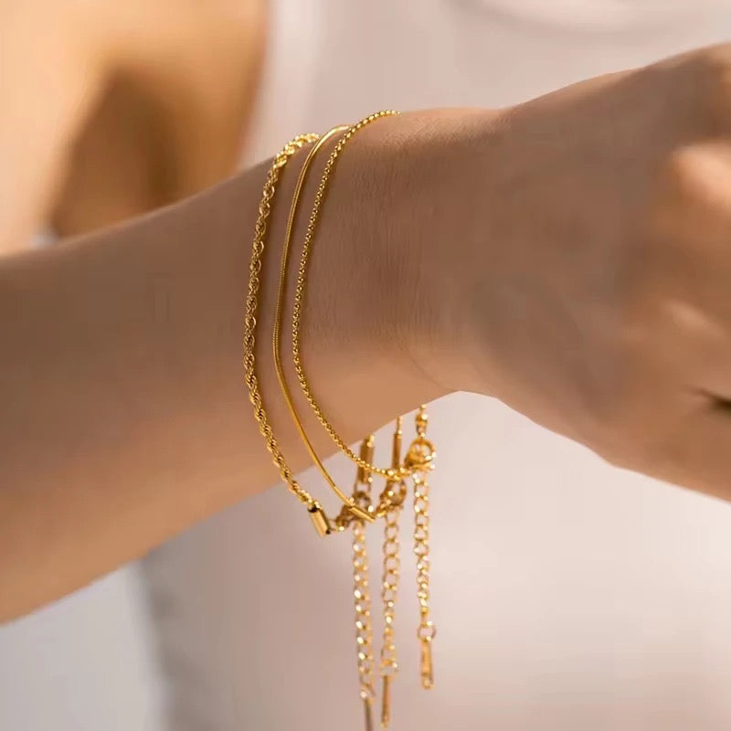 Rylia Set of 3 Bracelet Stack