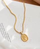 Flea Flower Gold Necklace