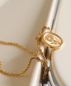 Flea Flower Gold Necklace