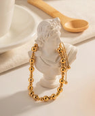 Boba Push and Pull Gold Bracelet