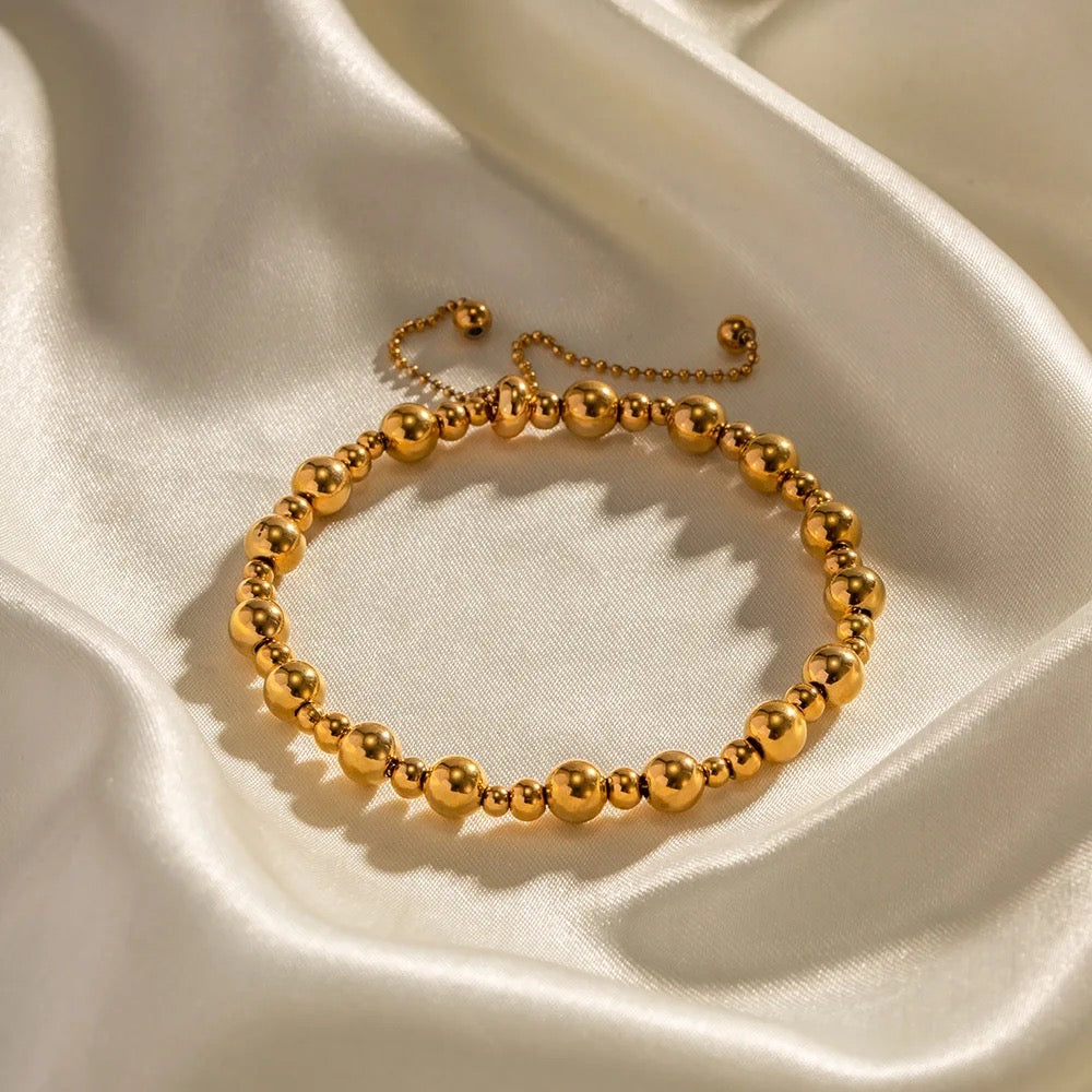 Boba Push and Pull Gold Bracelet
