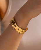 Diovr Chunky Gold Cuff