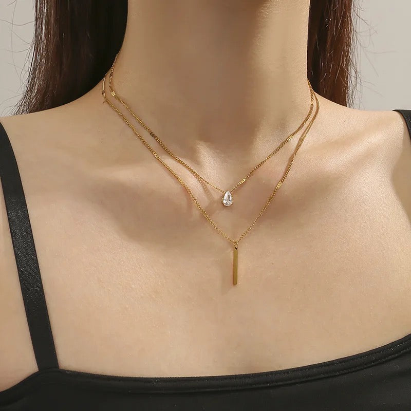 Kiki Layered Diamond Necklace