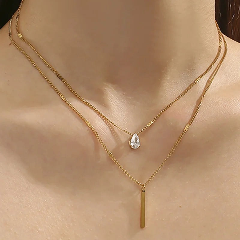 Kiki Layered Diamond Necklace
