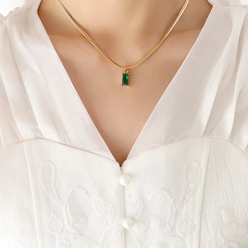 Ramo Green Emerald Necklace