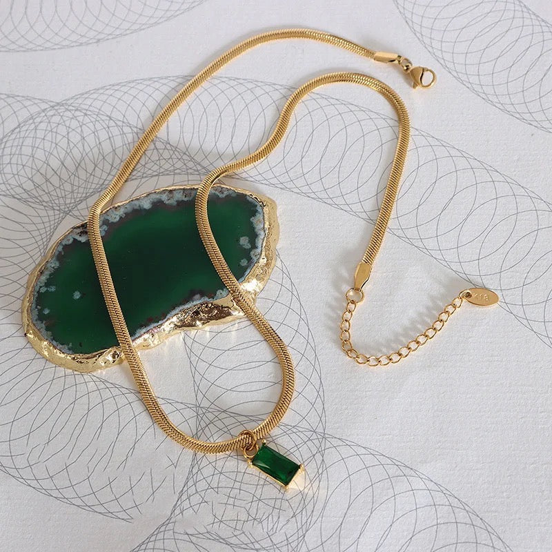Ramo Green Emerald Necklace