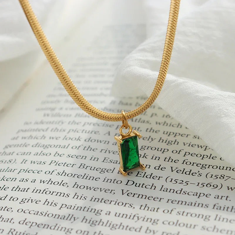 Ramo Green Emerald Necklace