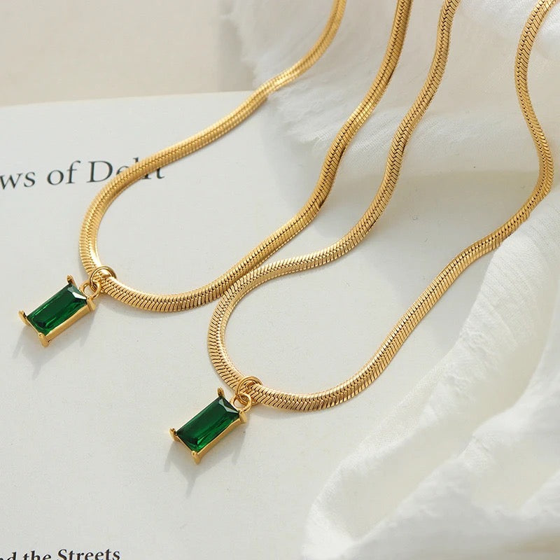Ramo Green Emerald Necklace