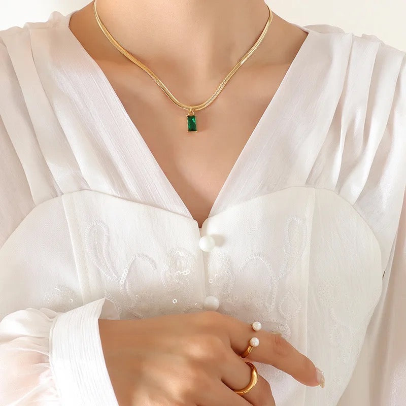 Ramo Green Emerald Necklace