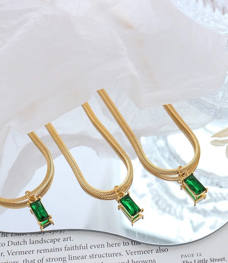 Ramo Green Emerald Necklace