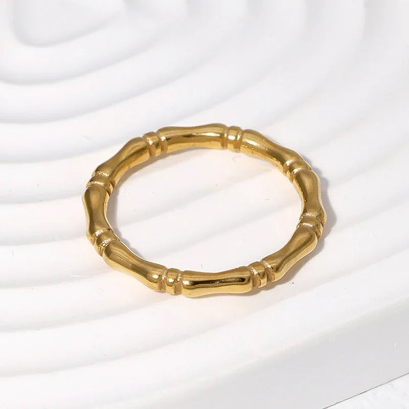 Mica Thin Gold Band