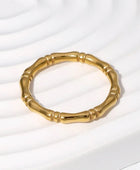 Mica Thin Gold Band