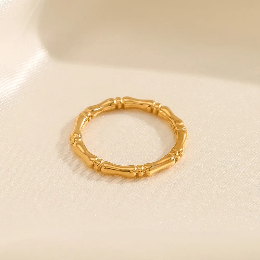 Mica Thin Gold Band