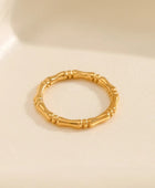 Mica Thin Gold Band