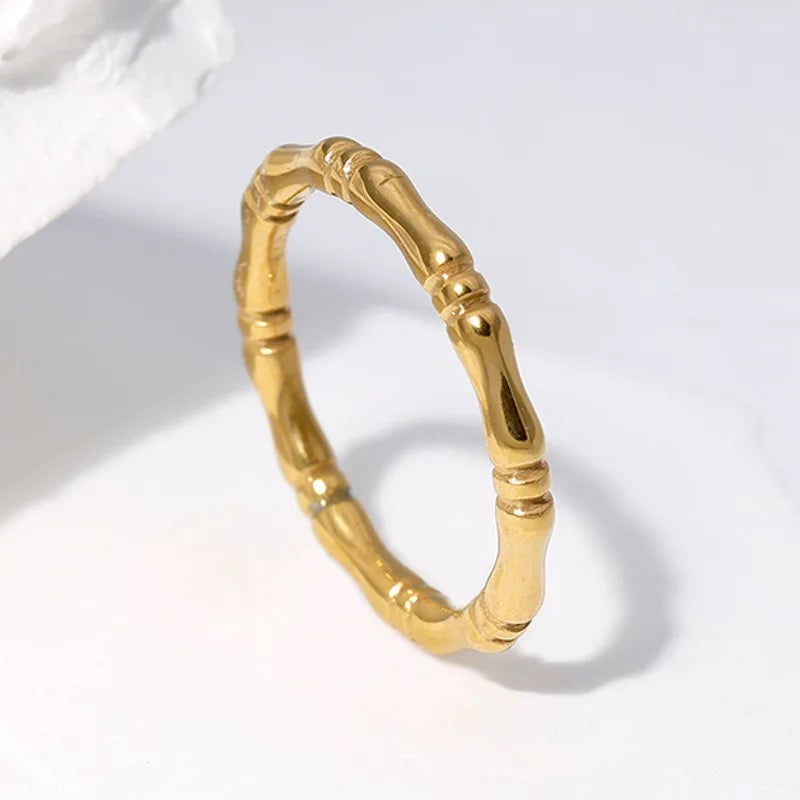 Mica Thin Gold Band
